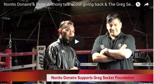 Nonito Donaire & Peter Anthony talk about giving back.