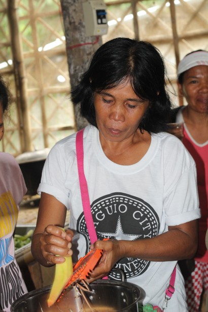 Pickled Papaya …. a new business venture for our mothers in the village!