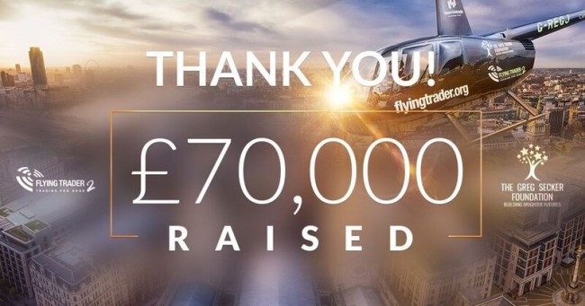 An amazing £70,000 raised for the Foundation.