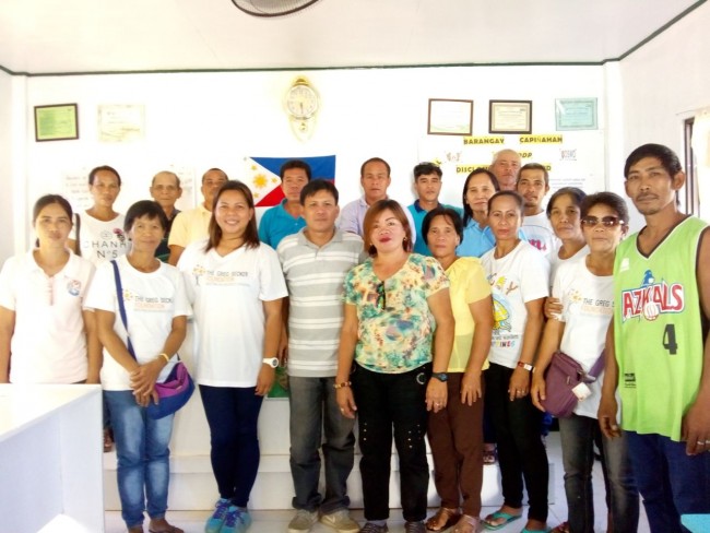 The Greg Secker Foundation Homeowners Association visit Barangay Hall, Capiniahnan.