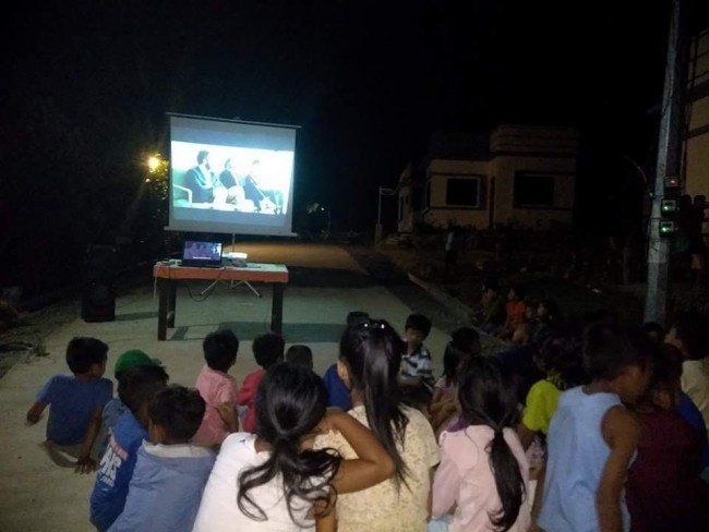 “MOVIE NIGHT” in the GSF Village.