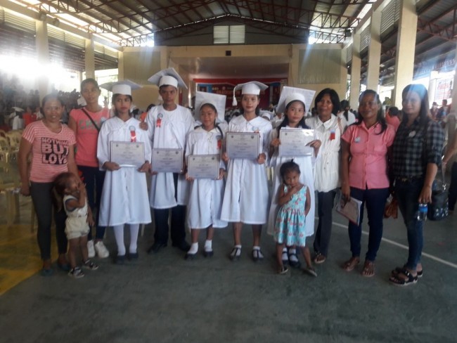 Our GSF children graduate from elementary school.
