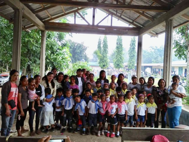 Pupils from Capinahan Primary School attend a “Scout Camporee”.