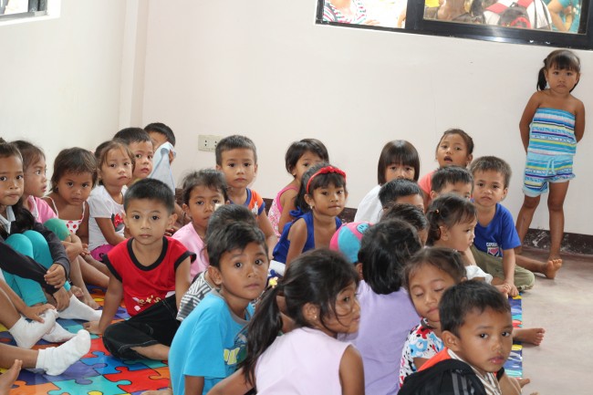 The GSF village holds its first Saturday class for the children!