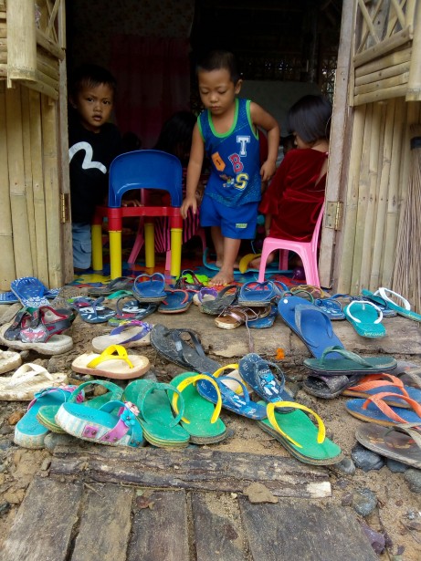 The Creche in the village is loved by the children…