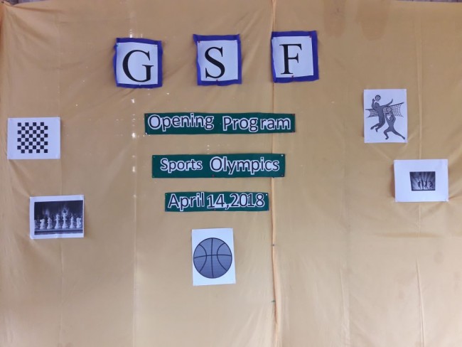 The GSF Village Sports Olympics has begun ….